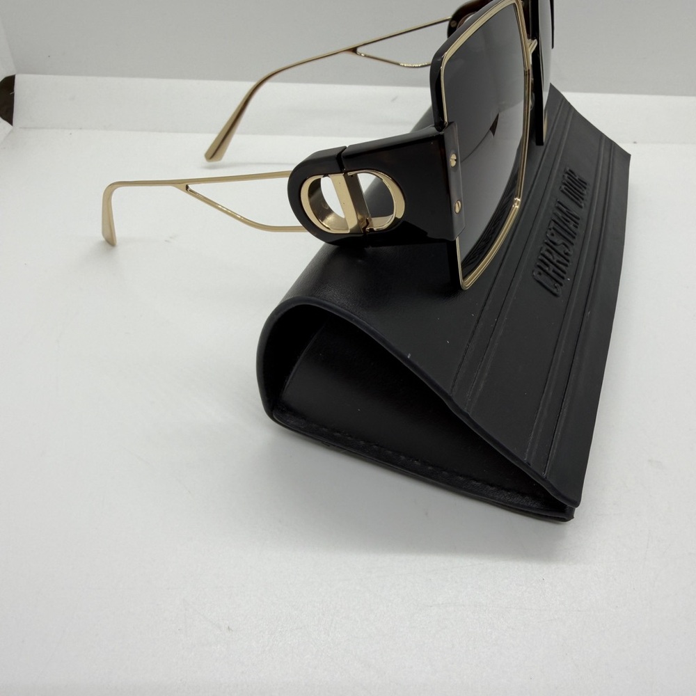 Authentic Christian Dior 30Montaigne SU 58MM Sunglasses Gold - Picture 3 of 10